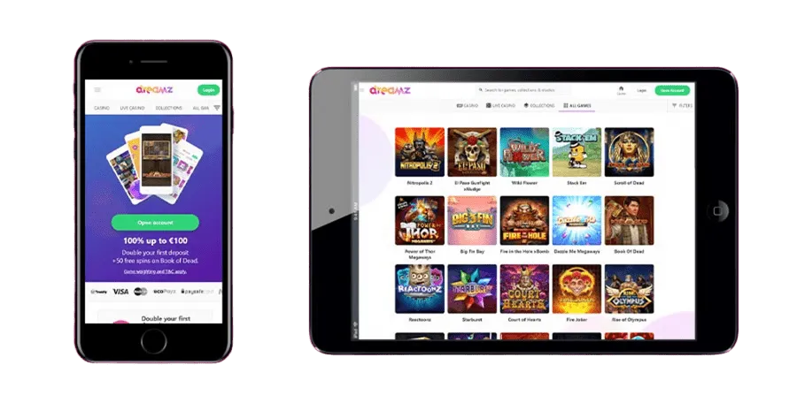 Dreamz Casino App-Screenshot